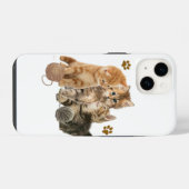 Katzen iPhone Hülle (Rückseite (Horizontal))