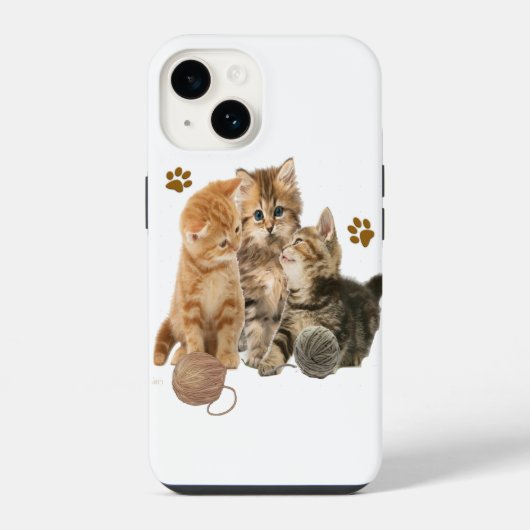 Katzen iPhone Hülle (Rückseite)