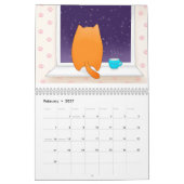 Katzen-Jahr der Niedlichkeit Kalender (Feb 2027)