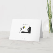 Katzen-jederzeit Gruß-Karten-freier Raum nach Karte (Rückseite)