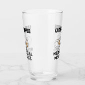 Katzen + Kaffee = Meowgical mornings.w Glas (Rechts)