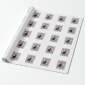 Katzen Kaffee Wiederholung Katze Tee Blätter Kaffe Geschenkpapier (Ungerollt)
