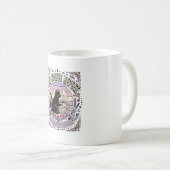 Katzen Kaffee Wiederholung Katze Tee Blätter Kaffe Kaffeetasse (VorderseiteRechts)