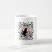 Katzen Kaffee Wiederholung Katze Tee Blätter Kaffe Kaffeetasse (Mittel)
