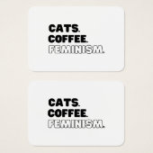 Katzen Kaffeefeminismus (Vorne & Hinten)