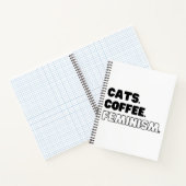Katzen Kaffeefeminismus Notizblock (Innenseite)