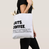 Katzen Kaffeefeminismus Tasche (Von Nahem)