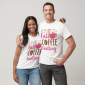 Katzen Kaffeeknitter T-Shirt (Unisex)