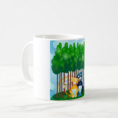 Katzen Kaffeetasse (Vorderseite Links)