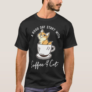 Katzen Kaffeetasse Ich Kaffeetrinker Ich Süße Katz T-Shirt