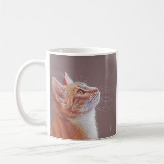 Katzen-Kaffeetasse oder Teetasse (Links)