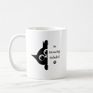Katzen-Kaffeetasse ohne Miauen Kaffeetasse