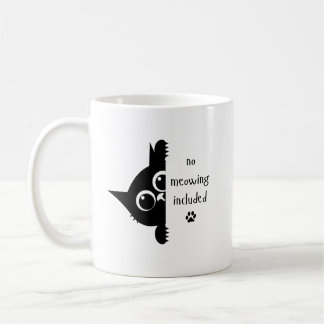 Katzen-Kaffeetasse ohne Miauen Kaffeetasse