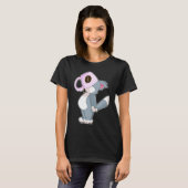 Katzen-Kaffeetasse T-Shirt (Vorne ganz)