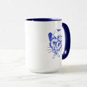 Katzen-Kaffeetasse Tasse (VorderseiteRechts)