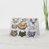 Katzen Karte (Vorderseite)