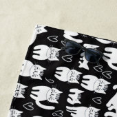 Katzen Kätzchen Kätzchen Nahtloses endloses Muster Strandtuch (Beispiel)