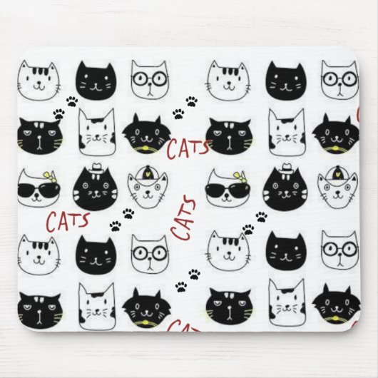 Katzen Kätzchen Maus Pad! Mousepad (Vorne)