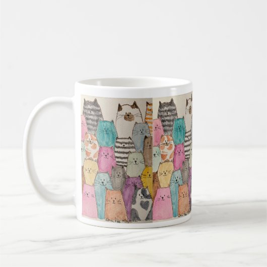 Katzen! Katzen! Katzen! Kaffeetasse (Links)