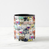 Katzen Katzen Katzen Tasse (Zentrum)