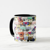 Katzen Katzen Katzen Tasse (Vorderseite Links)