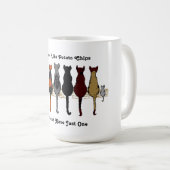 Katzen, Katzen, Katzen und eine Kitten-Tasse Kaffeetasse (VorderseiteRechts)