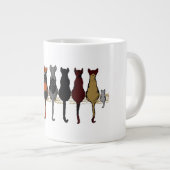 Katzen, Katzen, Katzen und Kitten Jumbo-Tasse (Vorderseite Rechts)