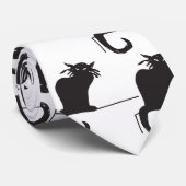 Katzen-Katzen Krawatte (Gerollt)