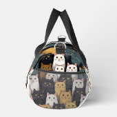 Katzen Katzen und mehr Katzen Muster Duffle Bag (Rechts)