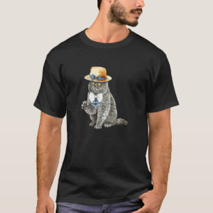 Katzen Katzenhut Haustier Tier 1 T-Shirt