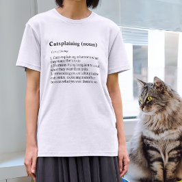 Katzen, Katzenliebhaber, Haustierbesitzer, Katze v T-Shirt