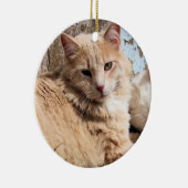 Katzen Keramik Ornament (Rechts)