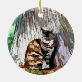 KATZEN KERAMIKORNAMENT (Hinten)