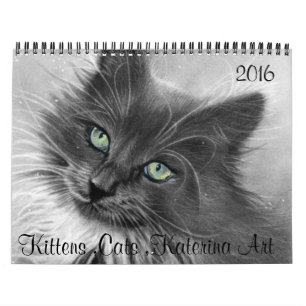 Katzen , Kittens , 2016 Kalender KaterinaArt
