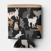 Katzen | Kitty Cat Mama / Vater | Pet Lovers Dosenkühler (Rückseite)