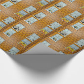 Katzen-Klatsch Geschenkpapier (Ecke)