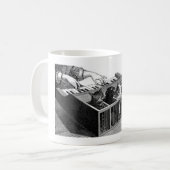 Katzen-Klavier-Tasse Kaffeetasse (Vorderseite Links)