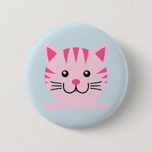 Katzen-Knopf Button