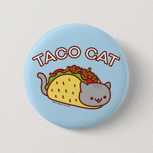 Katzen-Knopf - "TACOCAT " Button (Vorderseite)
