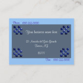 Katzen-Koch Visitenkarte (Rückseite)