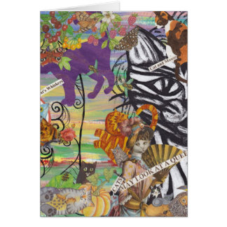 Katzen können eine Königin-Karte betrachten