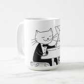 Katzen Konzertpianist TASSE (Vorderseite Links)