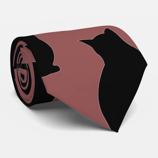 Katzen-Krawatte Krawatte (Gerollt)