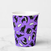 Katzen, Kristalle und Kessel Papier Cup Pappbecher (Links)