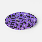 Katzen, Kristalle und Kessel - Papierplatte Pappteller (Schrägansicht)