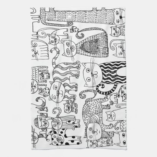 Katzen Küchentuch (Vertikal)