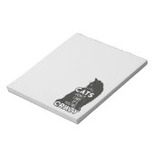 Katzen kümmern sich nicht, wenn du verrückt bist notizblock (Rotiert)