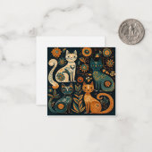 Katzen Kunskarte Mitteilungskarte (Vorderseite/Rückseite Beispiel)