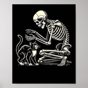 Katzen Kunst für Männer Frauen Feline Kostüm Hallo Poster