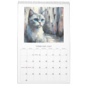 Katzen-Kunst-Wandkalender 2027 Kalender (Feb 2027)